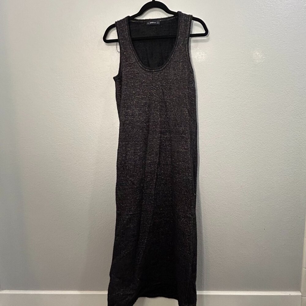 ✨ ZARA Holographic Knit Maxi Dress/Sleeveless | Medium ✨